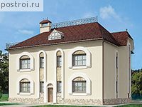 C-280-1K проект двухэтажного дома из кирпича размером 11 на 14