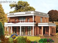 D-249-1P проект двухэтажного дома из газобетона размером 13 на 17 