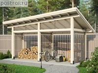 F-009-1S проект одноэтажной каркасной беседки размером 5 на 2