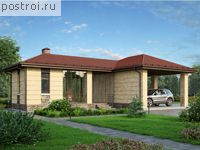 G-077-1K проект одноэтажного гаража из кирпича размером 15 на 9 