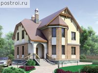 G-169-1P проект двухэтажного дома из пеноблоков размером 12 на 10