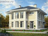 G-218-1P проект двухэтажного дома из пенобетона размером 12 на 14 