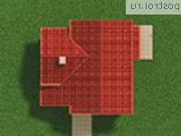 A-124-1K проект одноэтажного коттеджа из кирпича с мансардой размером 9 на 9 