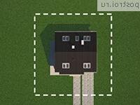 A-160-1P проект одноэтажного дома из пеноблоков с мансардой и гаражом размером 9 на 10 