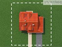 A-167-1P проект одноэтажного дома из пеноблоков с мансардой и гаражом размером 10 на 13 