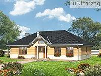 A-183-1K проект одноэтажного коттеджа из кирпича размером 10 на 16 