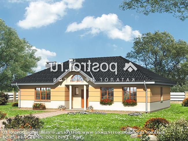 A-183-1K проект одноэтажного коттеджа из кирпича размером 10 на 16 