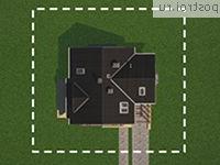 A-204-1P проект одноэтажного дома из пенобетона с мансардой и гаражом размером 12 на 13 