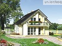 A-239-1P проект одноэтажного дома из газобетона с мансардой размером 11 на 10 