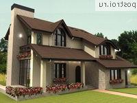 A-245-1P проект двухэтажного дома из газобетона размером 12 на 15 