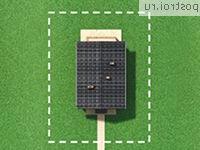 A-272-1K проект двухэтажного дома из кирпича размером 12 на 8 