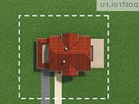 A-279-1K проект одноэтажного дома из кирпича с мансардой и гаражом размером 11 на 14 