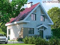 C-094-1P проект двухэтажного коттеджа из пеноблока размером 8 на 7 