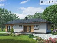 G-096-1P проект одноэтажного коттеджа из пеноблока размером 7 на 20 