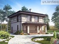 G-138-1P проект двухэтажного дома из газобетона размером 12 на 10