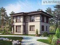 G-138-1P проект двухэтажного дома из газобетона размером 12 на 10