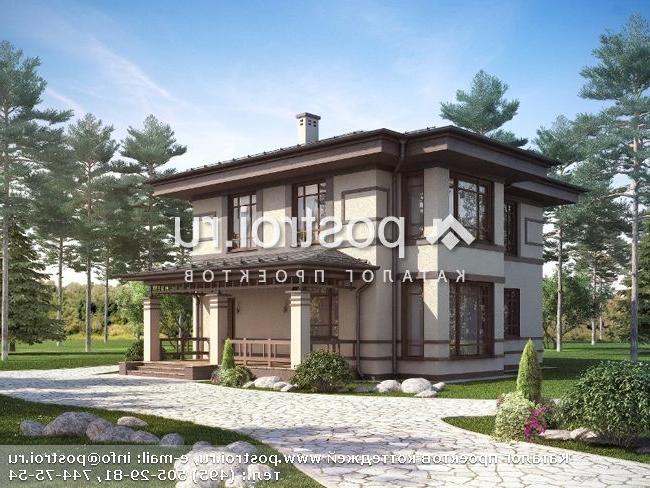 G-138-1P проект двухэтажного дома из газобетона размером 12 на 10