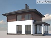 G-139-1P проект двухэтажного дома из газобетона размером 9 на 10 