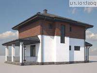 G-139-1P проект двухэтажного дома из газобетона размером 9 на 10 