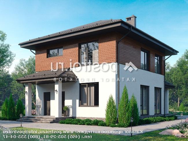 G-139-1P проект двухэтажного дома из газобетона размером 9 на 10 