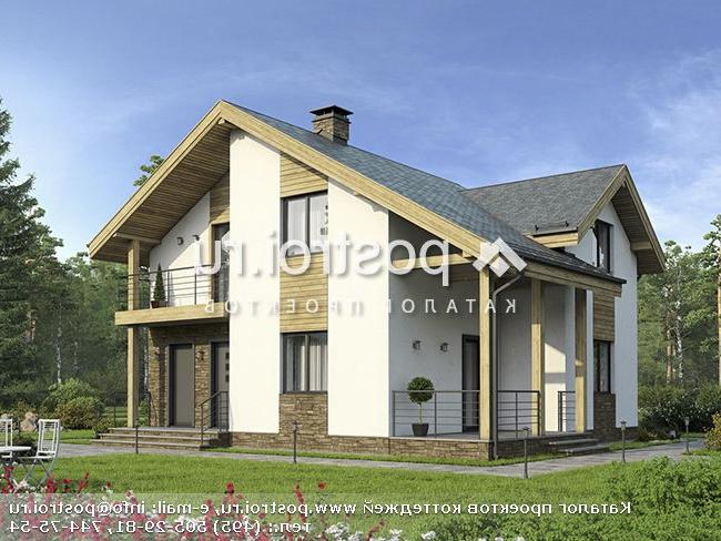 G-144-1K проект двухэтажного дома из кирпича размером 11 на 13