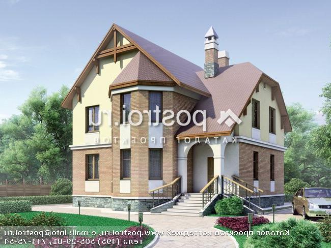 G-169-1P проект двухэтажного дома из пеноблоков размером 12 на 10