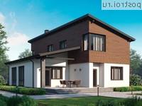 G-182-2P проект двухэтажного дома из пеноблоков размером 16 на 11