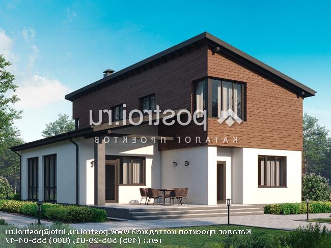 G-182-2P проект двухэтажного дома из пеноблоков размером 16 на 11