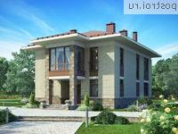 G-185-1P проект двухэтажного дома из пеноблоков размером 14 на 12 