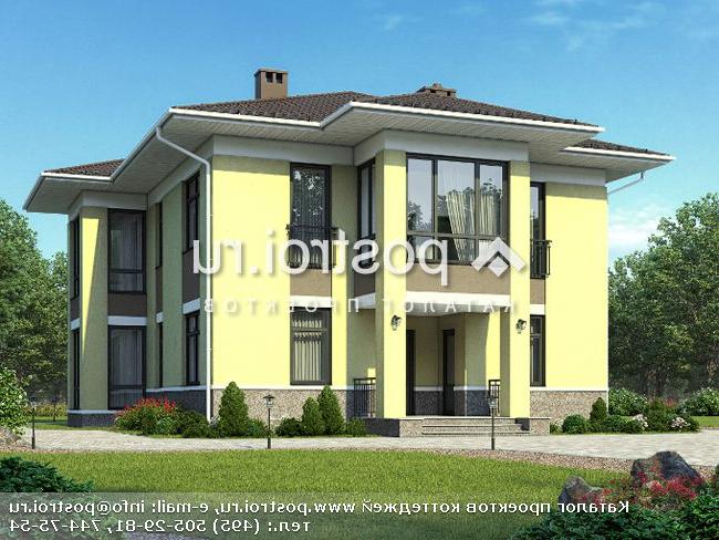 G-187-1K проект двухэтажного дома из кирпича размером 12 на 12 