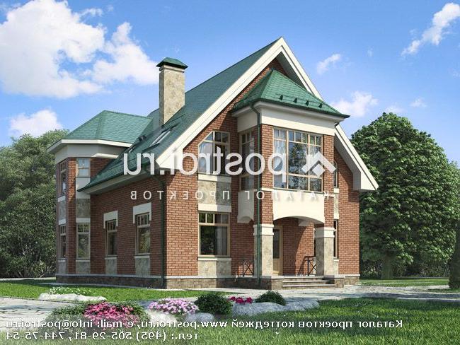 G-194-1P проект двухэтажного коттеджа из пенобетона размером 16 на 11 