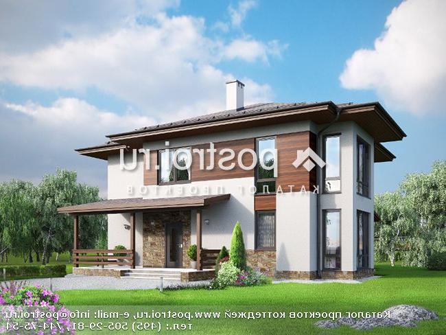 G-207-1P проект двухэтажного дома из пенобетона размером 10 на 14