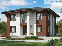 G-219-1P проект двухэтажного дома из пенобетона размером 13 на 14