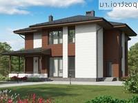 G-219-1P проект двухэтажного дома из пенобетона размером 13 на 14