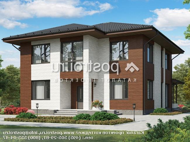 G-219-1P проект двухэтажного дома из пенобетона размером 13 на 14 G-219-1P проект двухэтажного дома из пенобетона размером 13 на 14