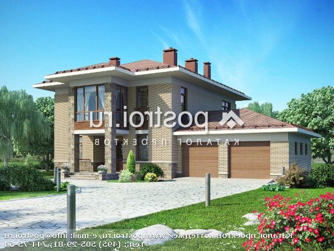G-228-1P проект двухэтажного коттеджа из газобетона с гаражом размером 14 на 19 G-228-1P проект двухэтажного коттеджа из газобетона с гаражом размером 14 на 19