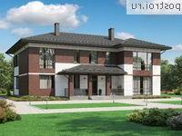 G-280-1K проект двухэтажного дома из кирпича размером 18 на 13 