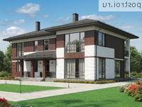 G-280-1K проект двухэтажного дома из кирпича размером 18 на 13 