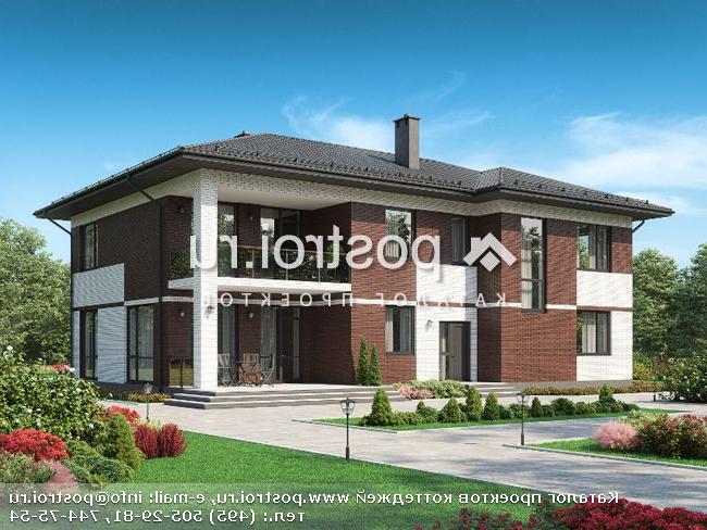 G-280-1K проект двухэтажного дома из кирпича размером 18 на 13 G-280-1K проект двухэтажного дома из кирпича размером 18 на 13