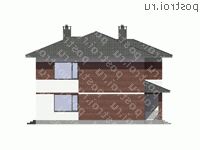 G-280-1K проект двухэтажного дома из кирпича размером 18 на 13 - вид справа G-280-1K проект двухэтажного дома из кирпича размером 18 на 13 - вид справа