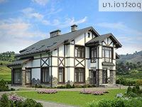 G-301-2P проект двухэтажного коттеджа из газобетона размером 11 на 14 