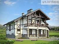 G-301-2P проект двухэтажного коттеджа из газобетона размером 11 на 14 