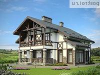 G-301-2P проект двухэтажного коттеджа из газобетона размером 11 на 14 