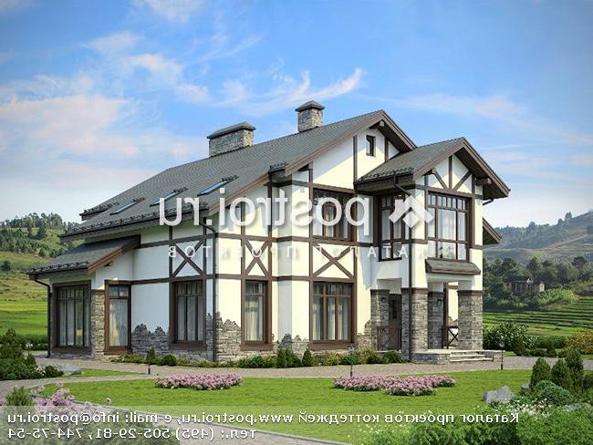 G-301-2P проект двухэтажного коттеджа из газобетона размером 11 на 14 