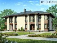 G-414-1P проект двухэтажного дома из газобетона размером 14 на 22 