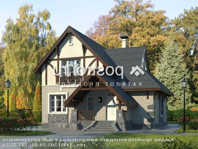 H-145-3K проект двухэтажного дома из кирпича размером 15 на 11 