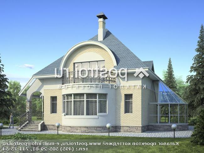 H-192-1K проект двухэтажного коттеджа из кирпича размером 11 на 11 