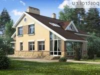 H-217-1P проект двухэтажного дома из пенобетона размером 11 на 15 