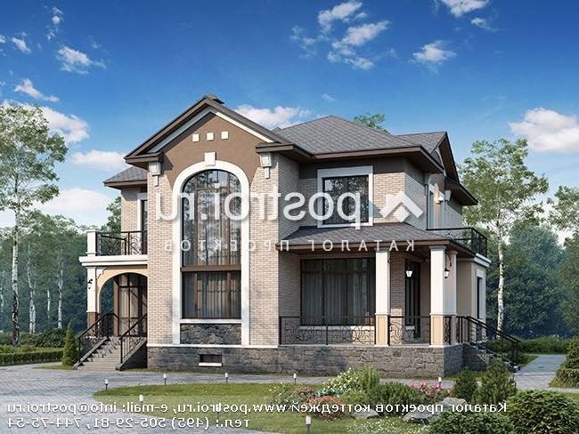 H-395-1P проект двухэтажного коттеджа из газобетона с цоколем размером 14 на 14 H-395-1P проект двухэтажного коттеджа из газобетона с цоколем размером 14 на 14