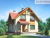 I-119-1P проект двухэтажного коттеджа из газобетона размером 9 на 8